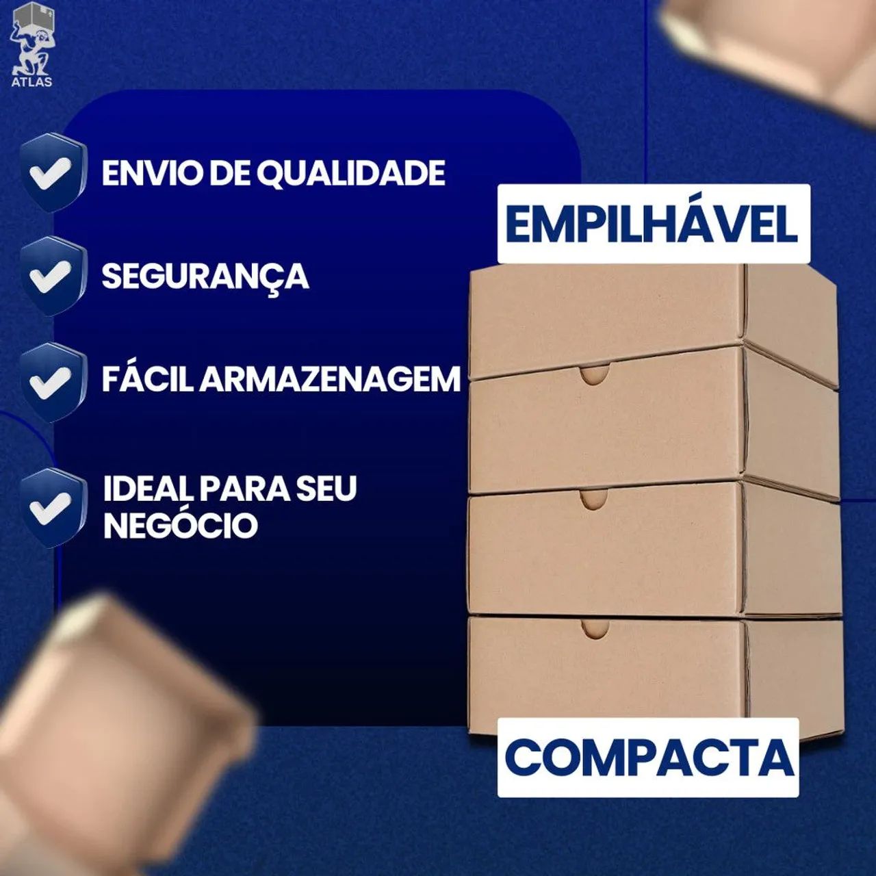 Caixa de papelão 25 UNI - Foto 3