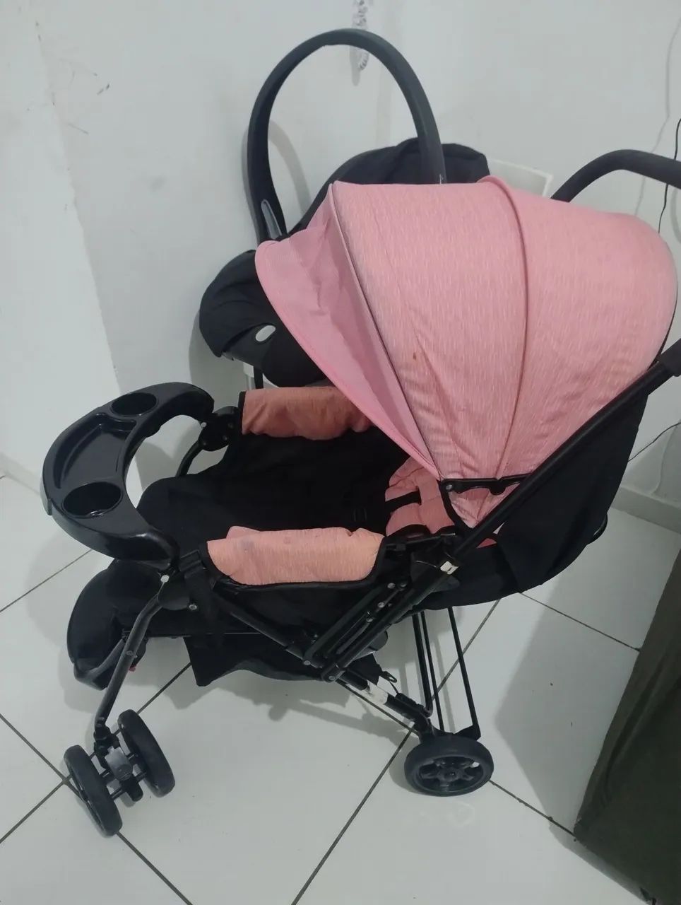 Kit carrinho e bebê conforto Cosco - Foto 3