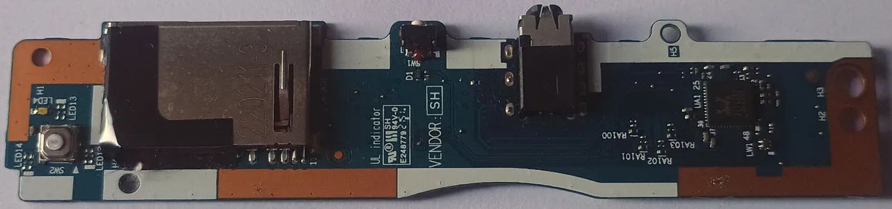 Placa Power Audio Lenovo Ideapad 3i Gs552 - Foto 2