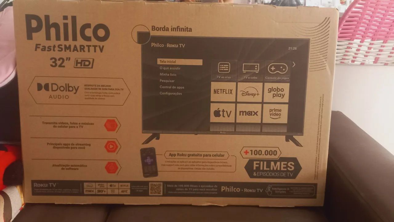 BAIXOU- SmartTV Philco 32" NOVA - Foto 2
