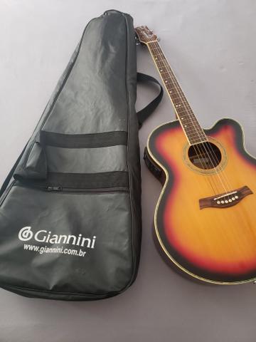 Violão Strinberg JS 02C SB Jumbo Elétrico - Foto 6