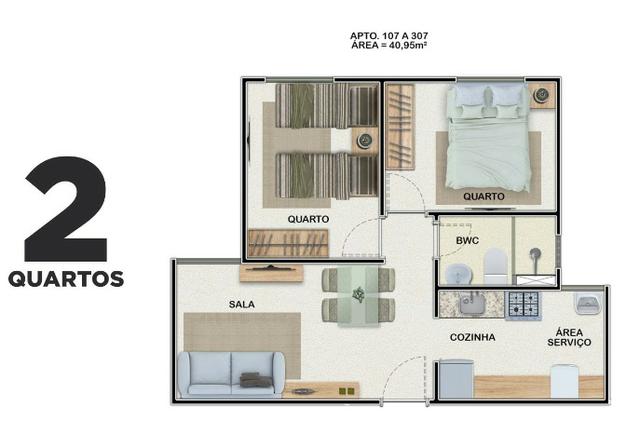 CB Apartamento no Janga com 2 quartos e lazer completo. Subsídio de até R$ 21.000,00 - Foto 2