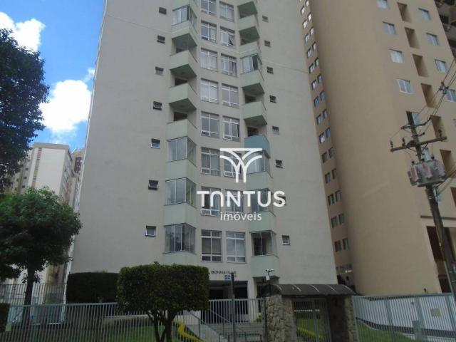 Apartamento com 3 dormitórios para alugar, 90 m² por r$ 1.200/mês - cristo rei - curitiba/ - Foto 2