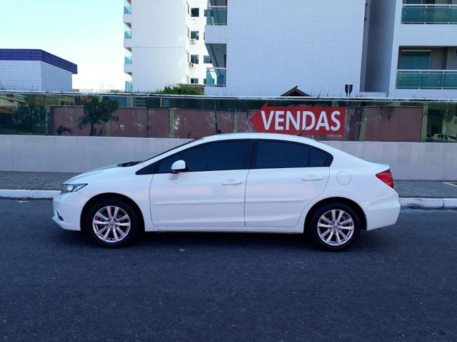 Honda Civic LXS 1.8 flex, automático, Branco, super novo - Foto 10