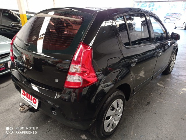 Sandero Expression 1.6 Flex 2012 /2012 Preto Completo !! - Foto 9