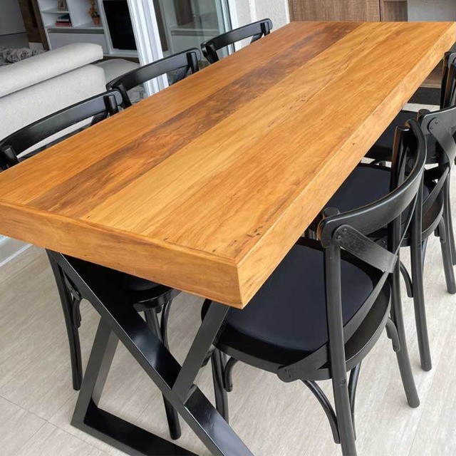 Peça Seu Orçamento Mesa De Demolição Com Pés de Ferro Pintura Eletrostática - Foto 2