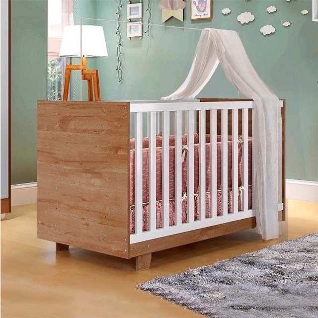 Berço Minicama Life 2 em 1 100% MDF - Entrega Rápida!!!Mar118