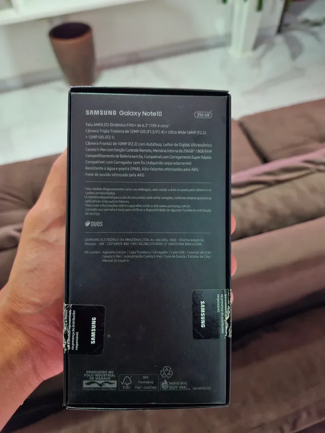 USADO: SAMSUNG GALAXY NOTE 10 256GB PRATA. - Solution2me