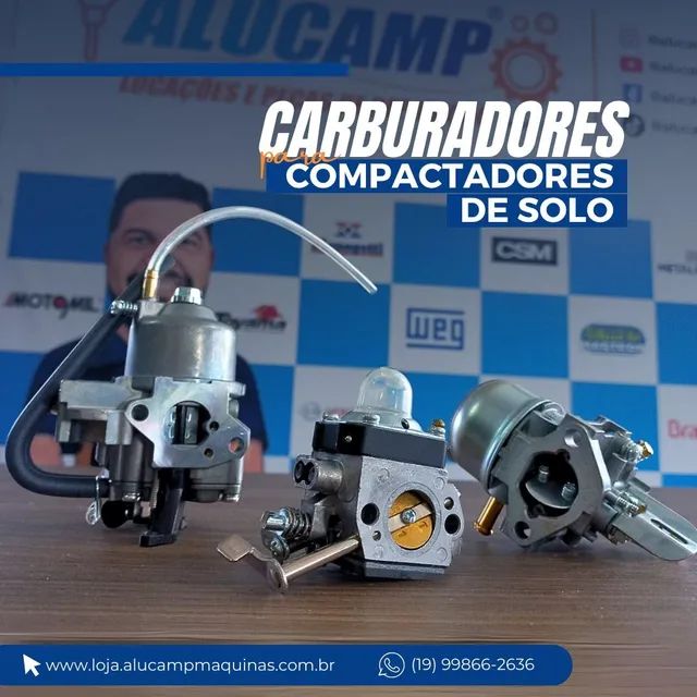 Carburador para compactador de solo tipo sapo 