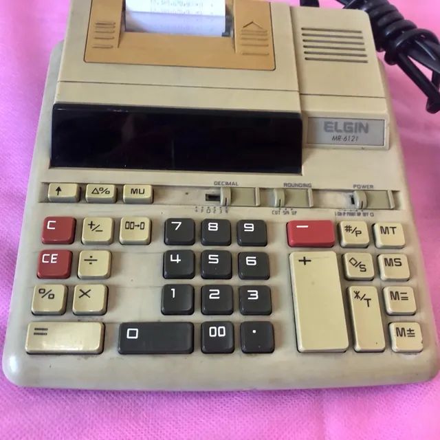 Calculadora Eletrônica Antiga Elgin MB-6121 - Foto 3