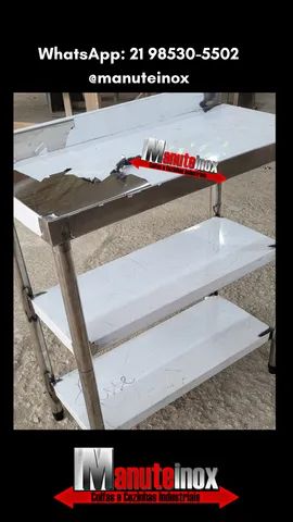 Bancada inox industrial inoxidável
