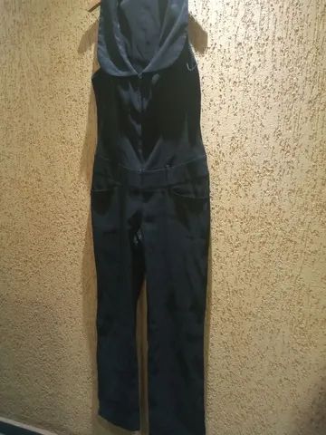 Macacão feminino preto alfaiataria  - Foto 5
