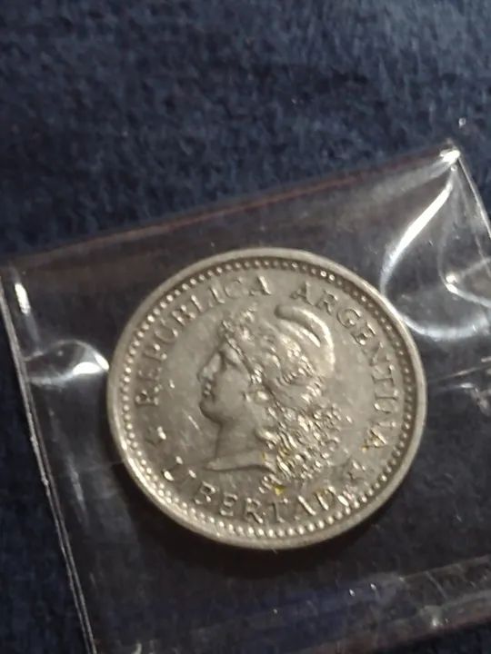 Moeda de 1 peso argentino de 1959 - Foto 2