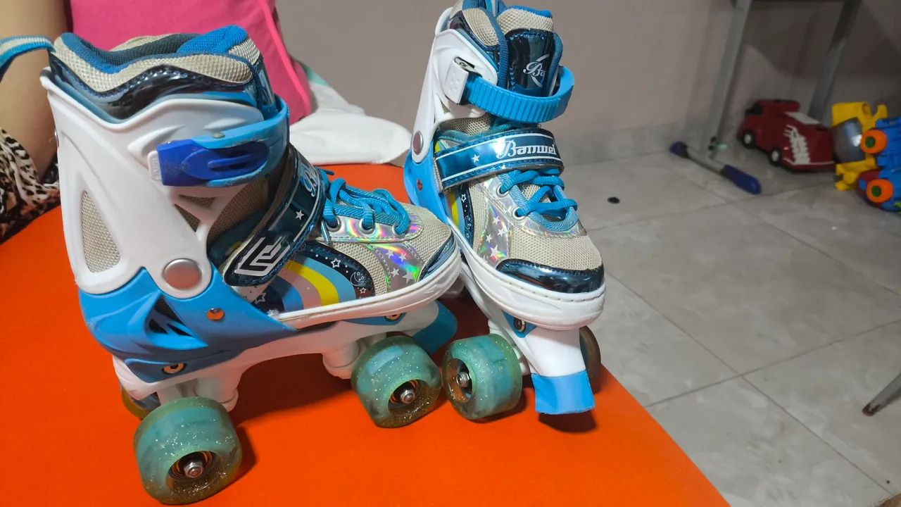 Patins infantil unisex R$ 150,00 - Foto 3
