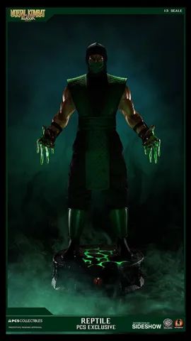 Reptile Mortal Kombat 1/3 PCS Exclusivo Sideshow - Foto 2