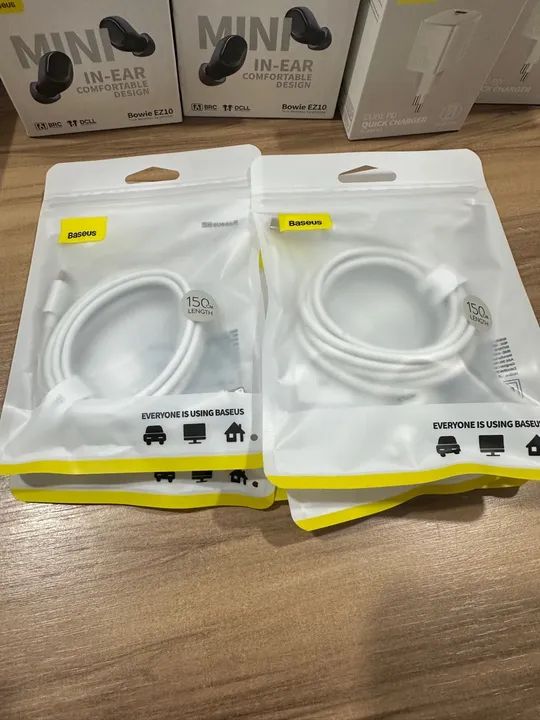 Cabo Baseus TIPO C usb Light para iPhone 1,5 metros - Foto 2