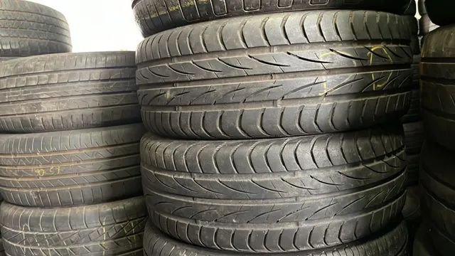 Pneu 195/55/15 Dunlop 80% de borracha - Foto 2