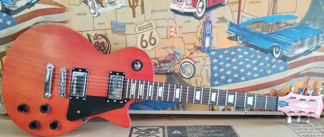 Guitarra Les Paul Strinberg Lps 260 Novo Mixer Instrumentos Musicais - Foto 2