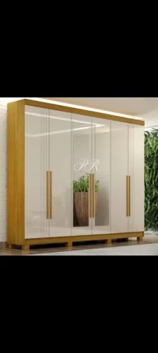 Guarda-roupa 6 Portas com Espelhos - Foto 2