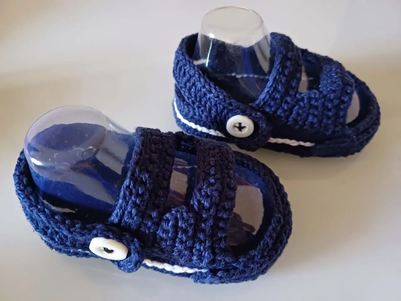 Sapatinhos em crochê para bebês  - Foto 2