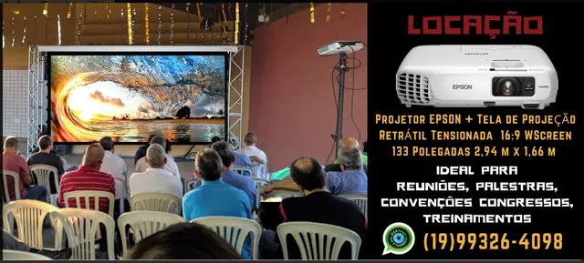  Aluguel de projetor e telão, Djs, equipamentos som para Festas e eventos(pequeno porte) - Foto 4