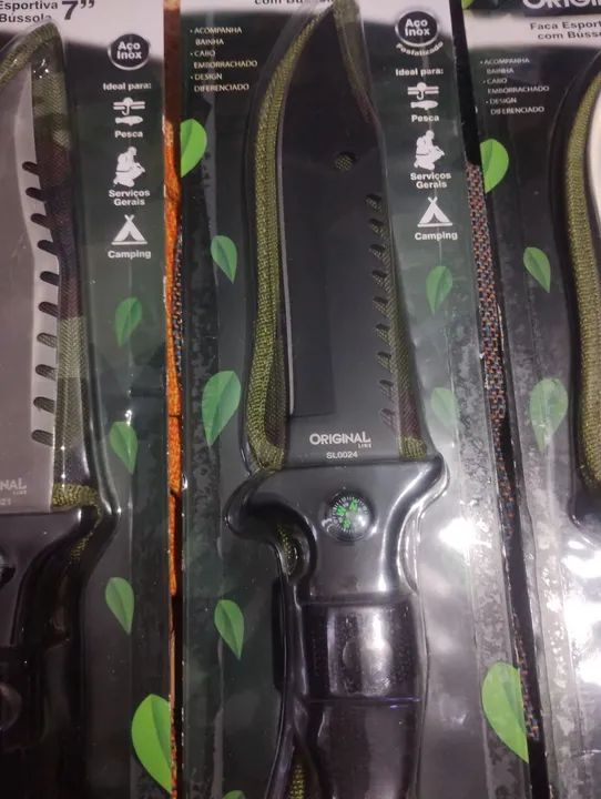 Faca Esportiva com Bússola 7" - Foto 4