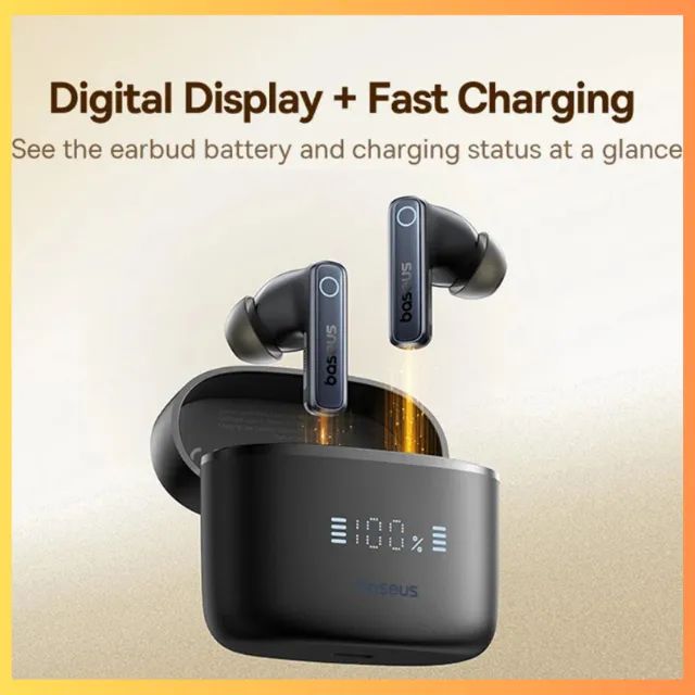 Baseus Bowie 30 auriculares sem fio com redução de ruído de 50db - Foto 3