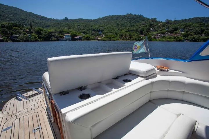 Evolve 265 CAB, Lancha LINDA, Bem Cuidada, Nova Pintura, Um Dono Só - Foto 5