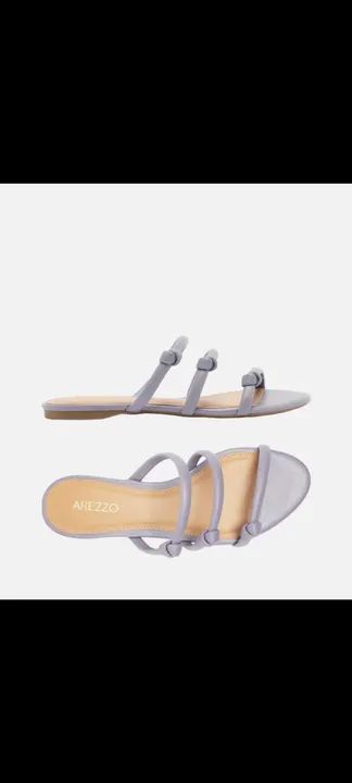 Rasteirinha Roxa Arezzo 