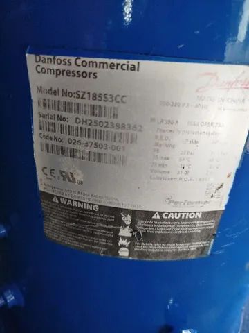 Compressor Danfoss 15 tr 3f R22 220v - Foto 2
