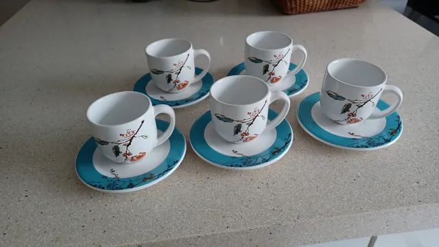 Conjunto xícaras de café Porto Brasil 