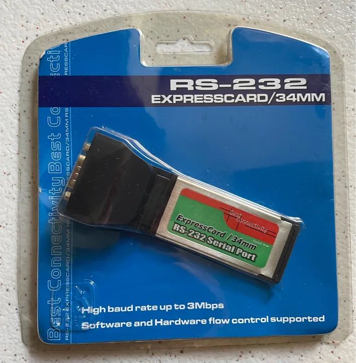 Adaptador Expresscard De 34 mm Para 1 porta RS232