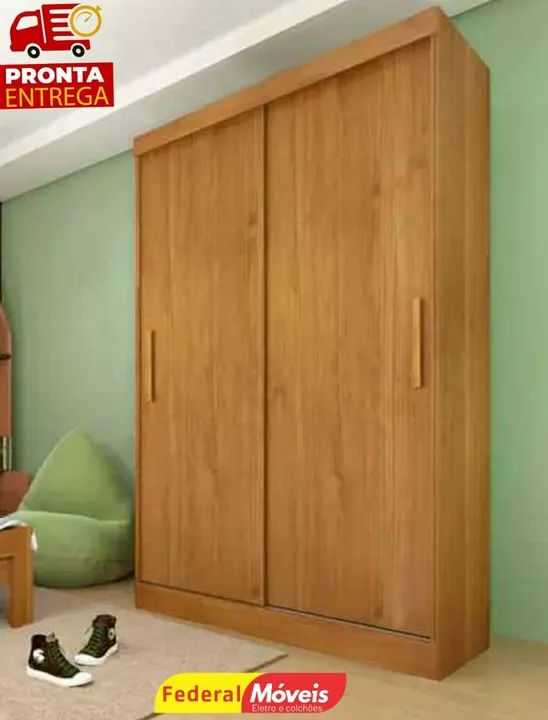 Guarda Roupa 2 Portas e 2 Gavetas Novo Pronta Entrega 