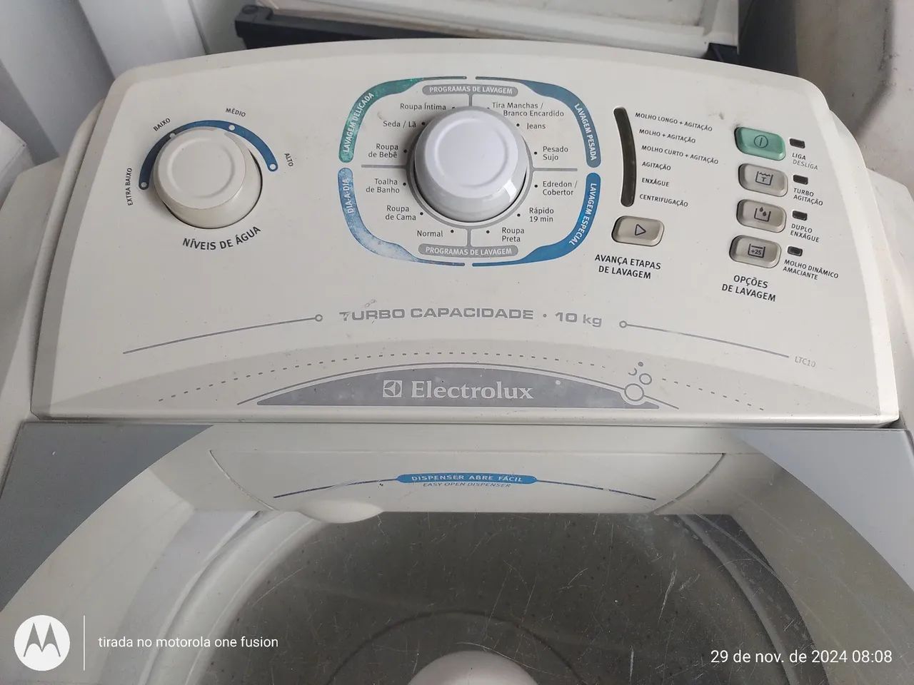 LAVADORA ELECTROLUX LTC10 220V