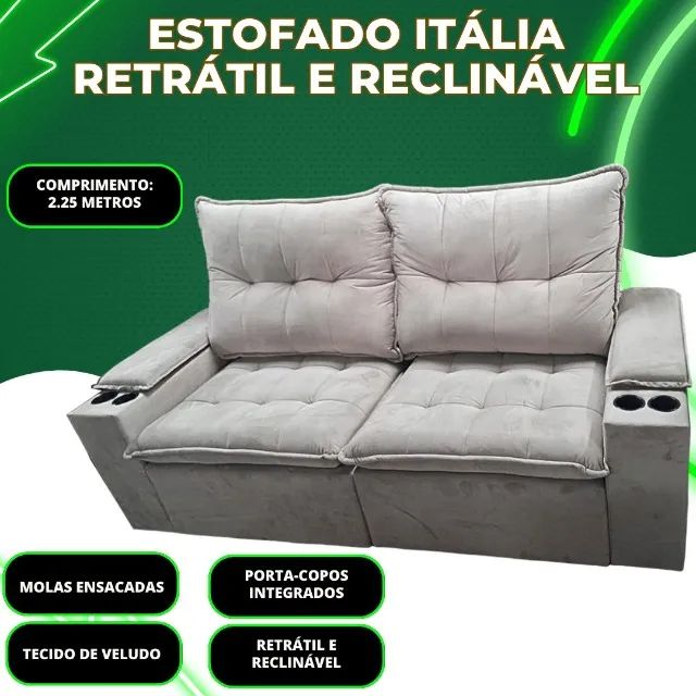sofá retrátil e reclinável Sofás e Poltronas Valparaiso I Etapa A