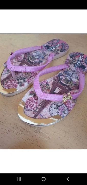 Chinelo Feminino- Paris 33 34  - Foto 2