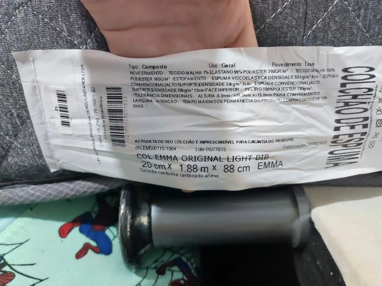 COLCHÃO EMMA LIGHT SOLTEIRO - Foto 3