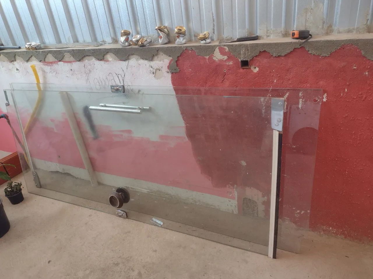 Duas portas blindex completas pivotante  - Foto 3