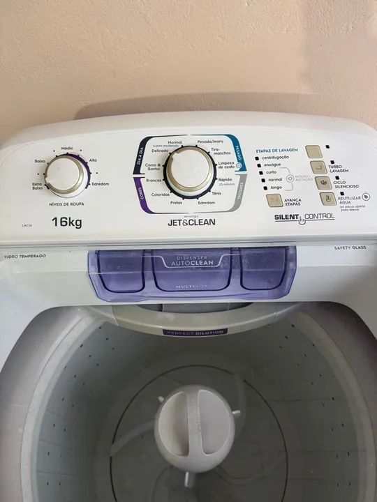 Máquina de Lavar Roupa Jet&Clean 16kg