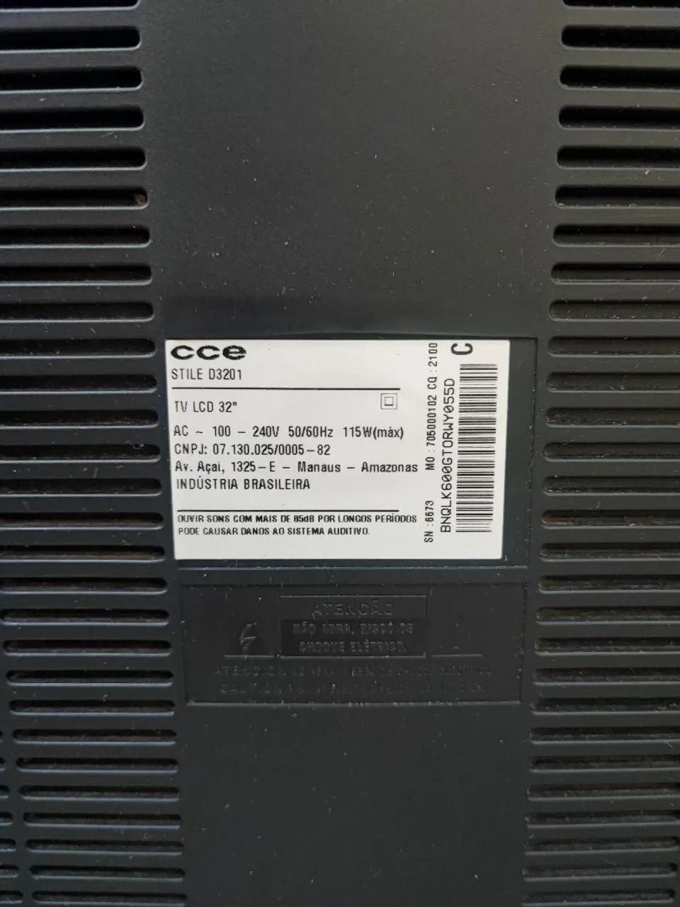 TV LCD CCE 32 polegadas - Foto 3