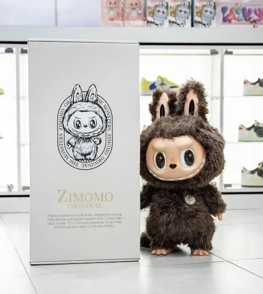 Boneco Grande Original Zimomo LABUBU The Monsters Novo