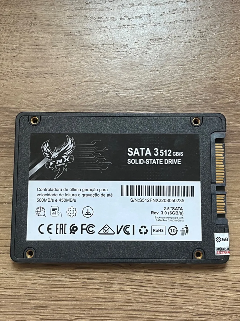 SSD 3.512 GB/s - FNX Gamer