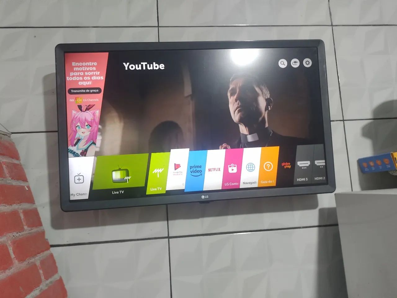 Vendo smartv LG 32 polegadas top de linha com. Wi-fi integrado R$ 900,00 - Foto 5