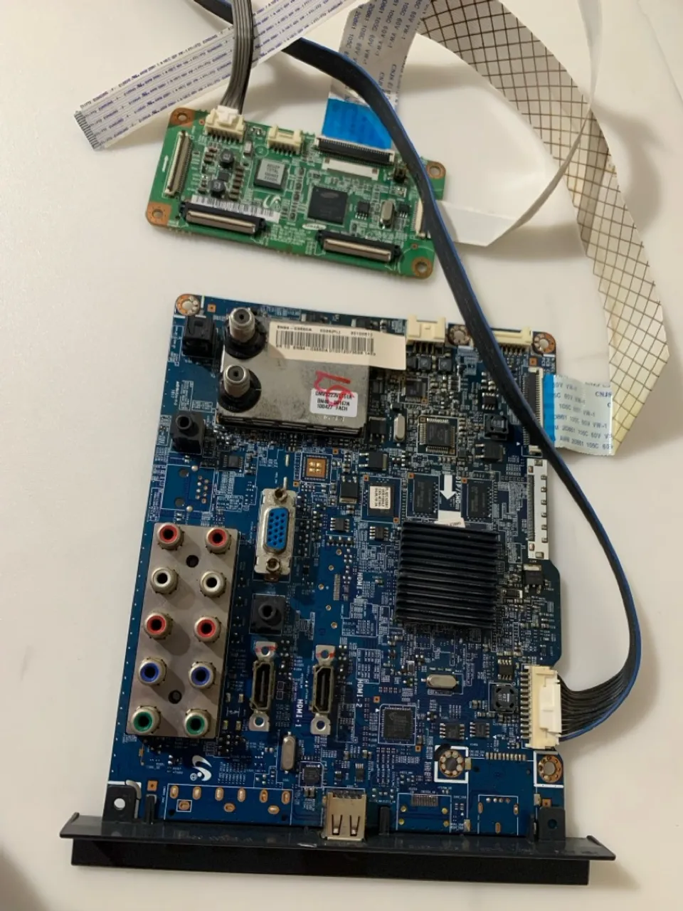 Placa Principal e T-con de TV Pl42c430a1