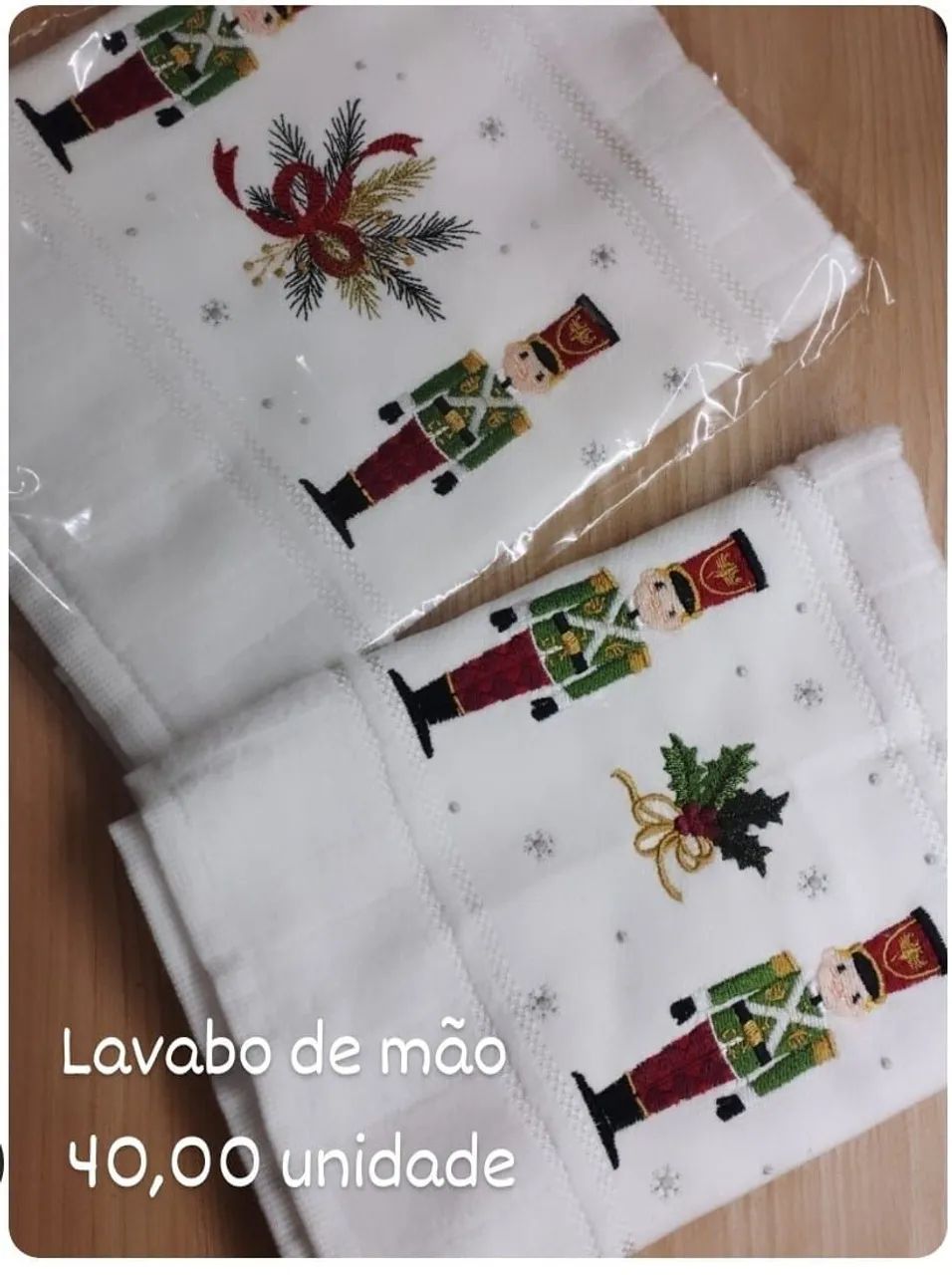  NATAL TOALHAS BORDADAS - Foto 6