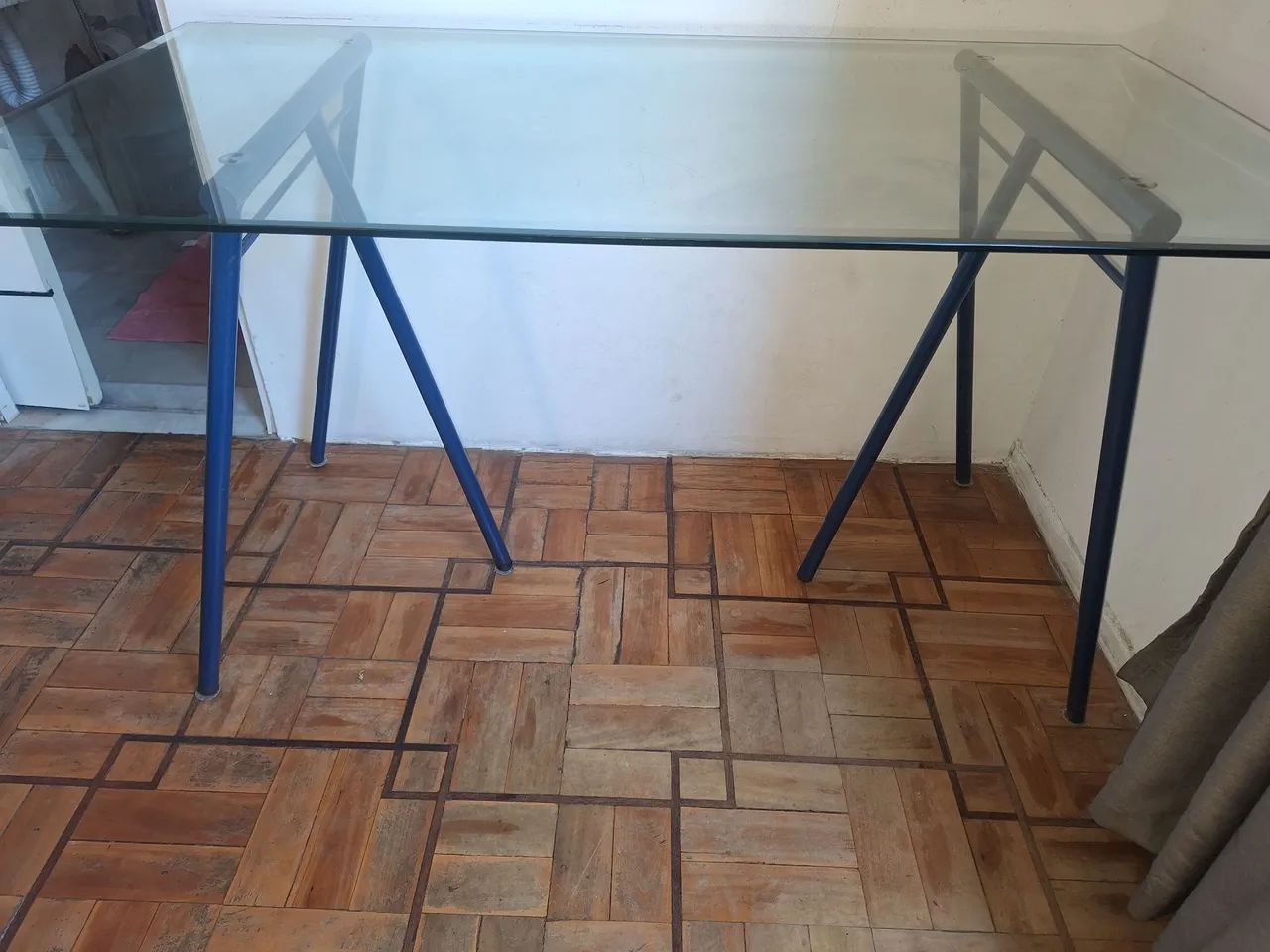 Mesa de Vidro com Estrutura de Aço - Foto 2