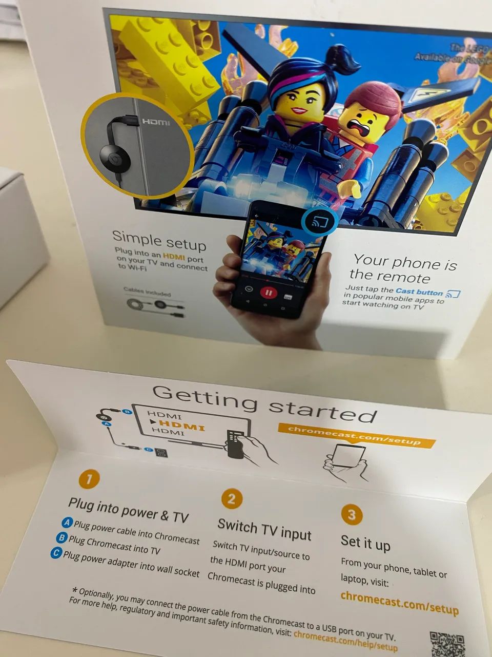 Original Google Chromecast – Complete in Box (Never Used)65734676852995125
