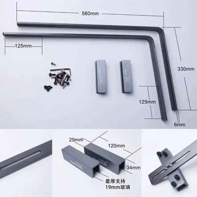 SUPORTE em L P/ LUMINÁRIA ORIGINAL Compatível com VIVID / WRGB 2 / WRGB2 PRO - Foto 5