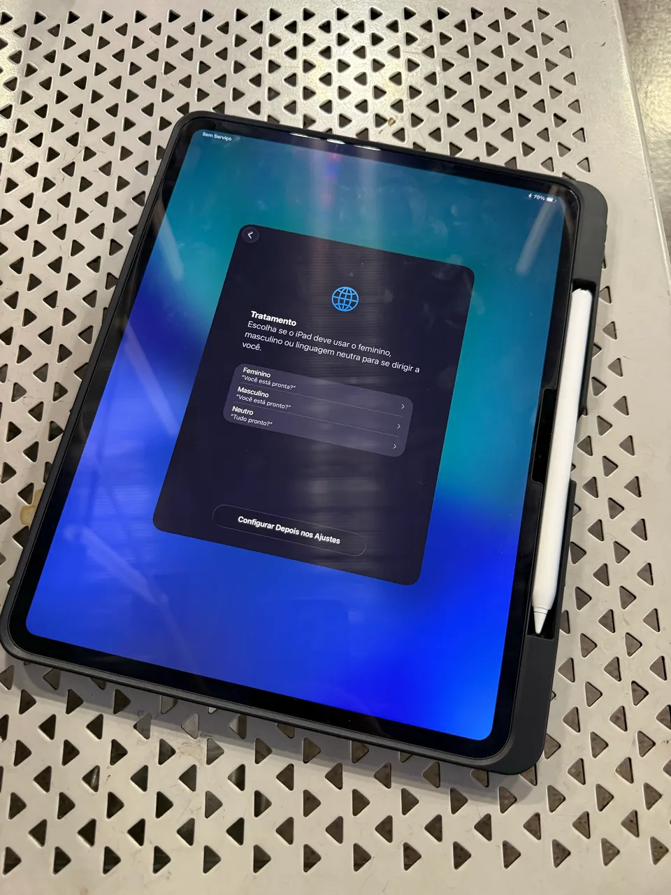 IPAD PRO M5 13'' 2TB 16GB NANO TEXTURE VIDRO WIFI + 5G LTE! P