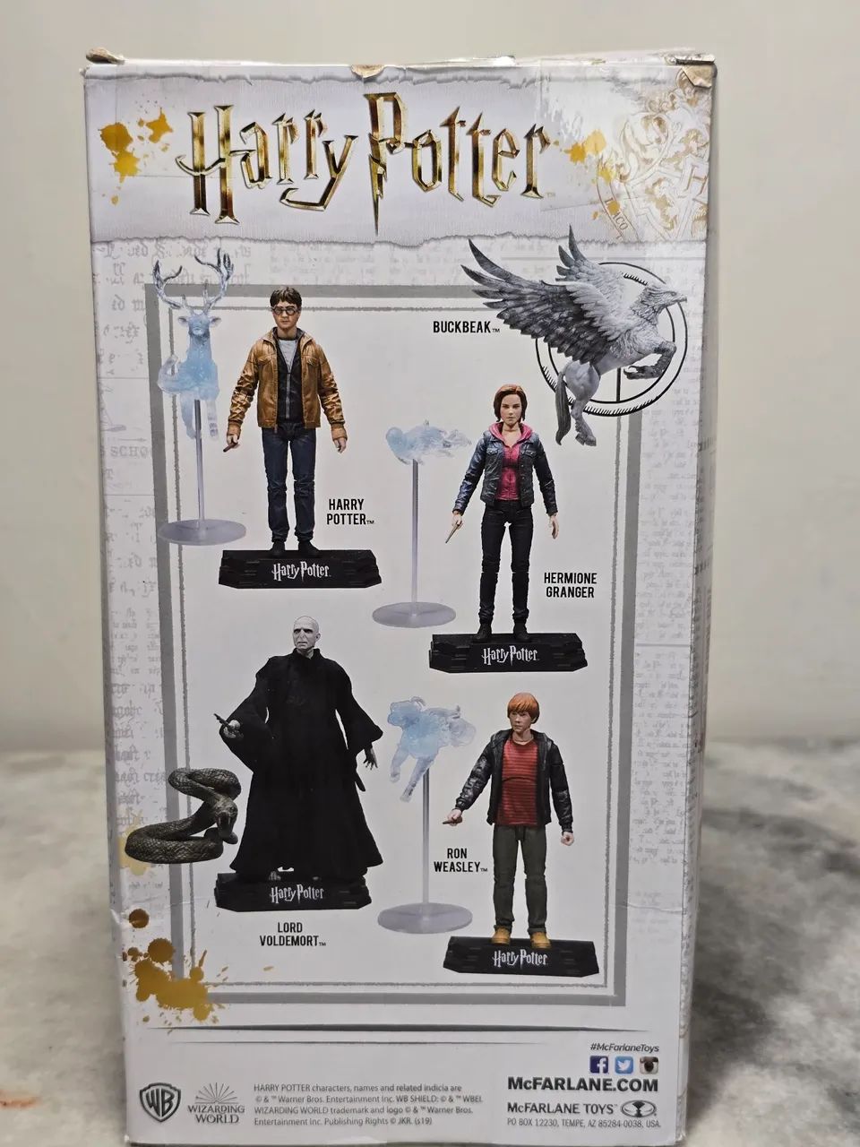 Harry potter mcfarlane 18cm original lacrado com patrono - Foto 2